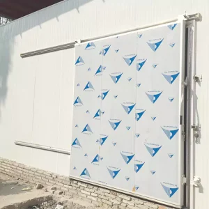Manual sliding door